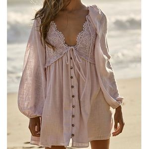 Free people summer struttin’ mini dress